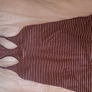 Lululemon Striped Racerback Tank Top